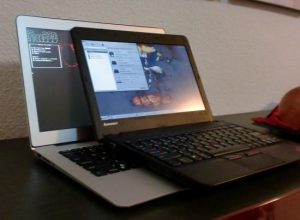 Photo of two laptops