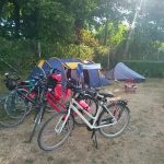 Photo of tents and bicycles