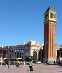 Barcelona from the ground