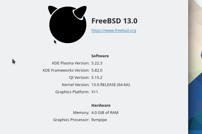 FreeBSD with Plasma