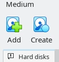 VirtualBox Add-media button